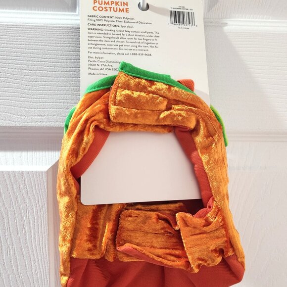 PetSmart, Thrills & Chills, Small Animal Pumpkin Costume *NEW* - Picture 2 of 2